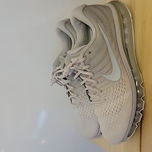 Nike Men's Air Max 2017 Running Shoes Pure Platinum 849559-009 Size 10